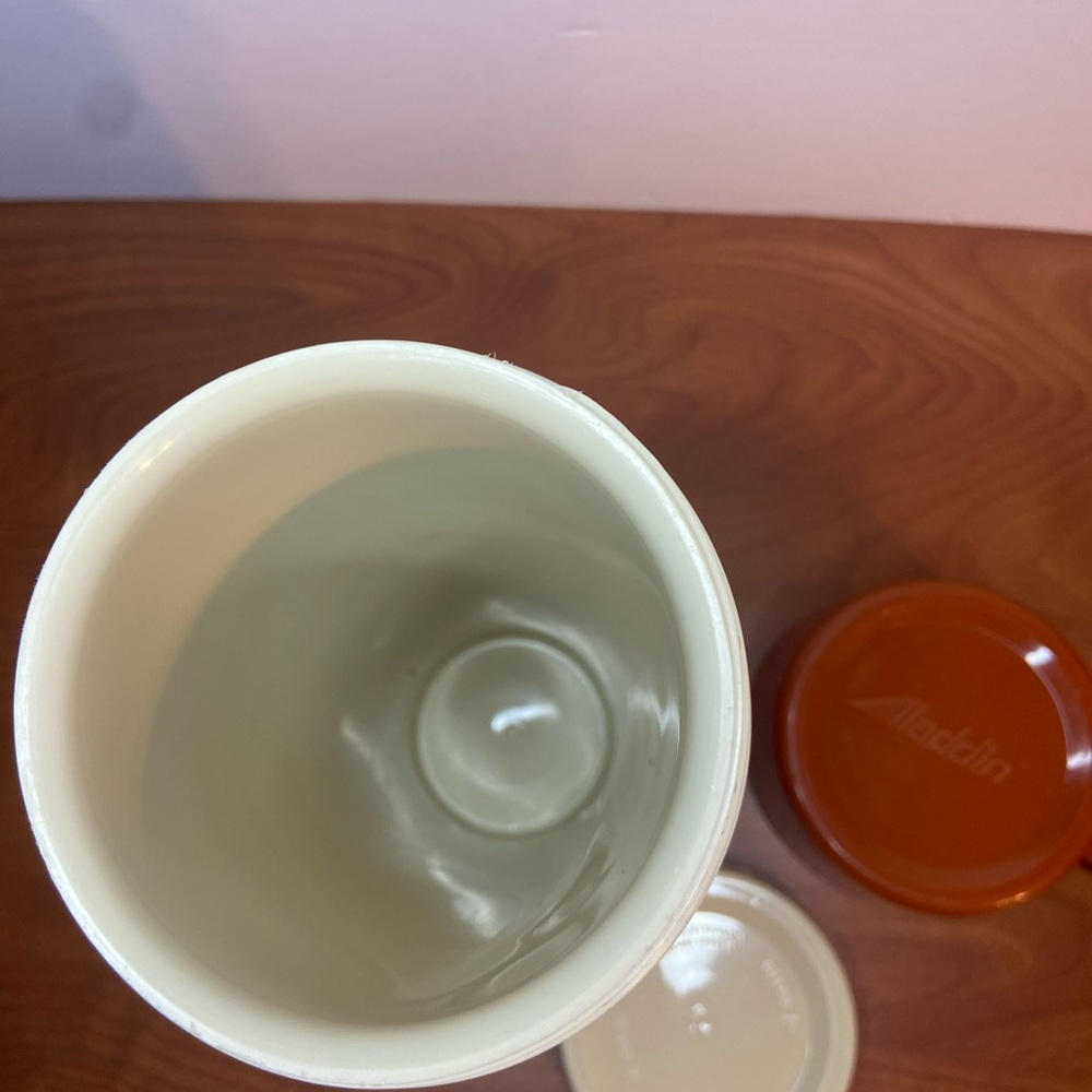 70s Orange Aladdin Thermos Model No 840 - Picture 5 of 6